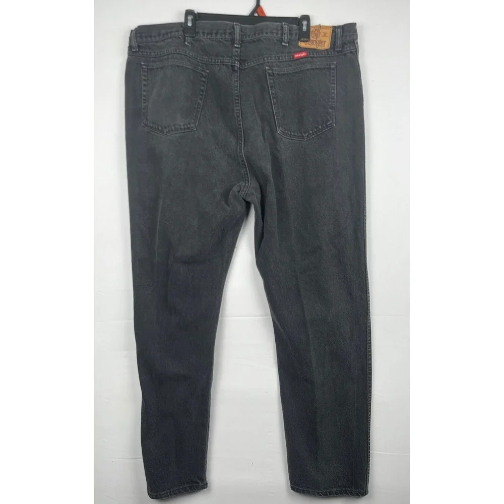 Wrangler Authentics Jeans Mens Relaxed Fit 46x32 96501CB Faded Black Made in USA